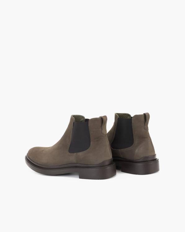 Oliwkowe sztyblety męskie nubukowe 135-242522-KHAKI