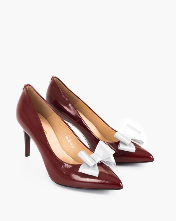 Srebrne kokardki do butów COQ-585